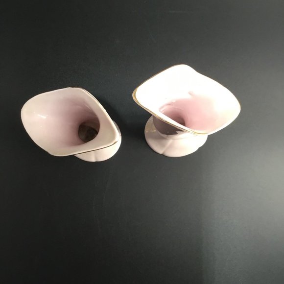 Kalk German Porcelain Romantic Chic Vases - Picture 4 of 9